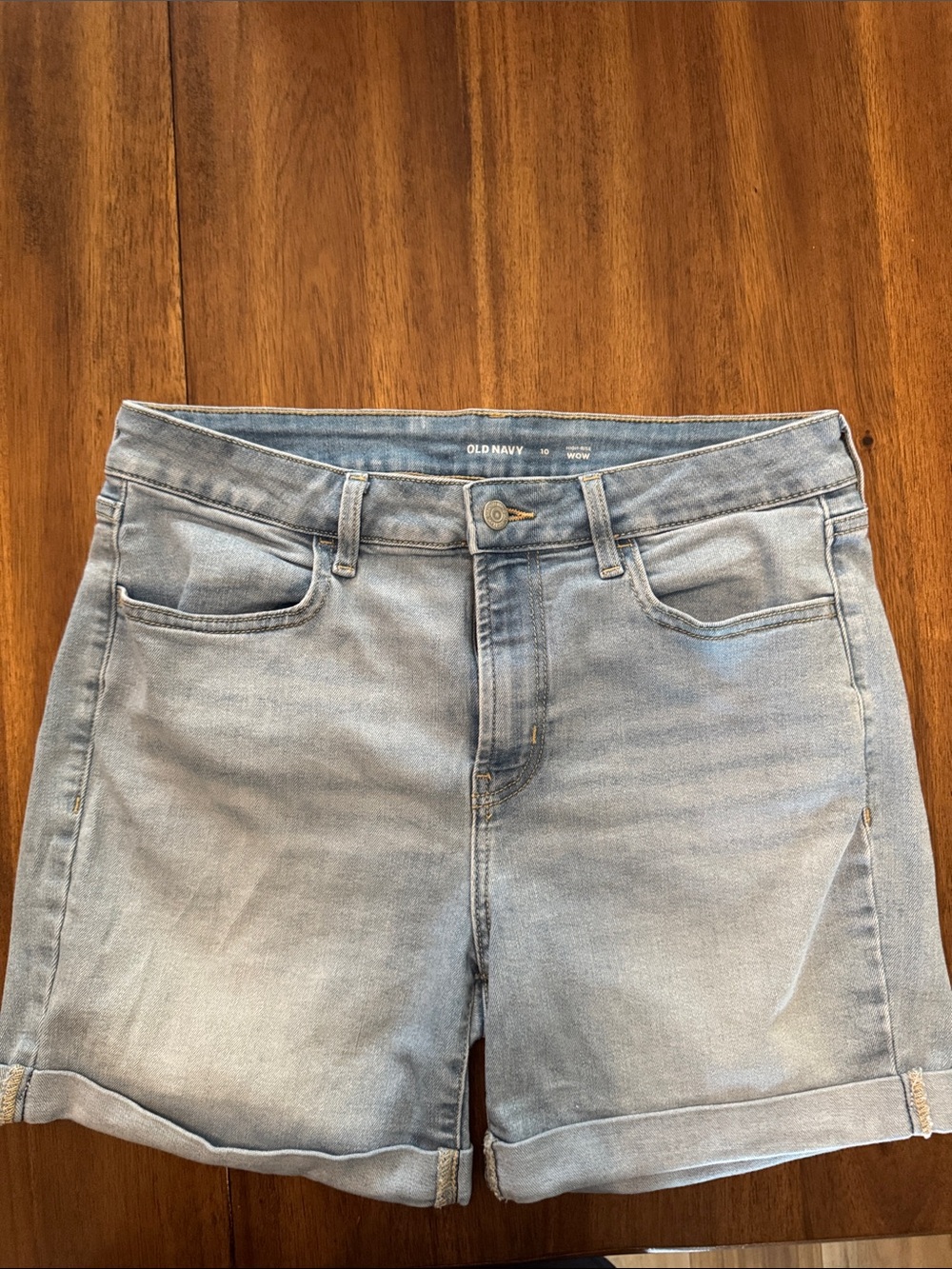Old Navy Light Blue Denim Boyfriend Shorts